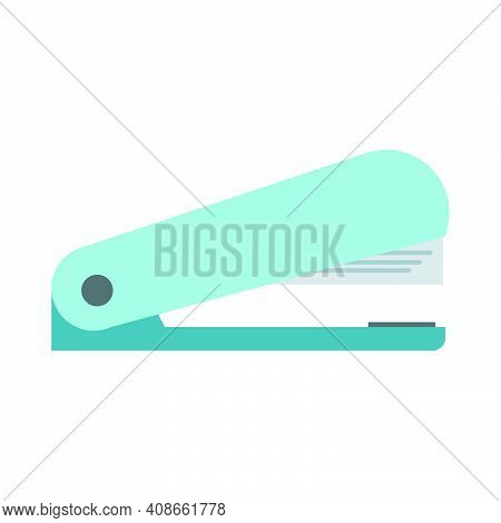 Office Stapler Business Vector Illustration Equipment Tool Supply. School Metal Stapler Clip Station