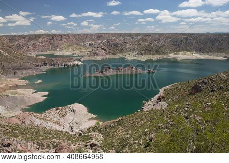 Sub Marine Shaped Geo Form In The Middle Of The Atuel's Canyon, Mendoza Argentina