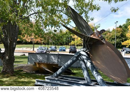 Portsmouth, Nh - Oct 3: The Uss Albacore Submarine (agss-569) In Portsmouth, New Hampshire, As Seen 