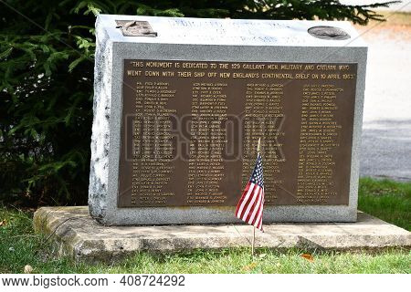 Portsmouth, Nh - Oct 3: Memorial Garden At The Uss Albacore Submarine (agss-569) In Portsmouth, New 