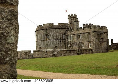 Falmouth (england), Uk - August 15, 2015: Pendennis Castle, Falmouth, Cornwall, England, United King