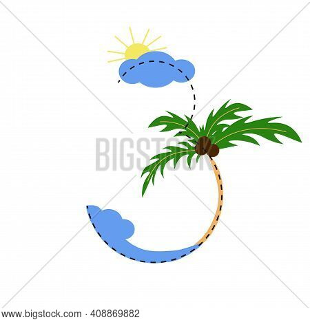 Figure 3 Uppercase Vector Stock Illustration. Writing Practice Number 3 Printable Worksheet For Pres