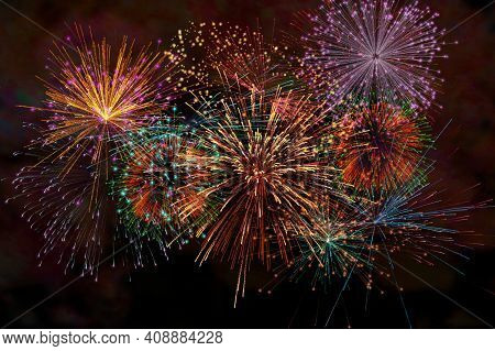 2021 Background, Happy New Year Background. 2021 Text Background For Social Media Post, Illustration
