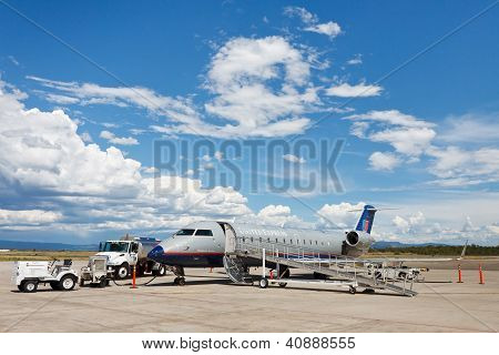 United Express Bombardier CRJ200 Aircraft