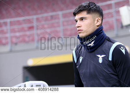 Milano, Italy. 14th February 2021 . Joaquin Correa Of Ss Lazio   During The Serie A Match Between Fc