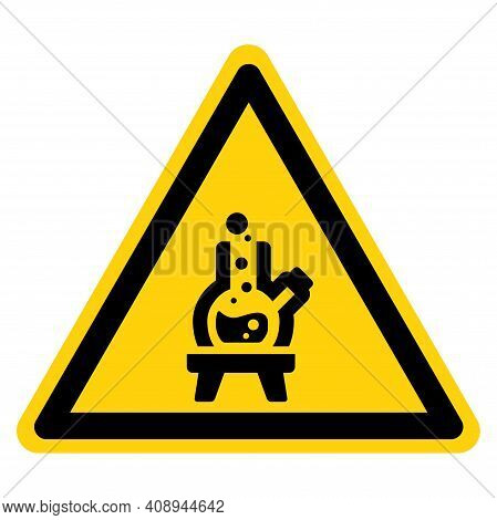 Lab Area Symbol Sign, Vector Illustration, Isolate On White Background Label. Eps10