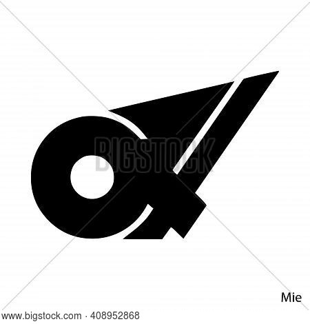 Coat Of Arms Of Mie Is A Japan Prefecture. Vector Heraldic Emblem