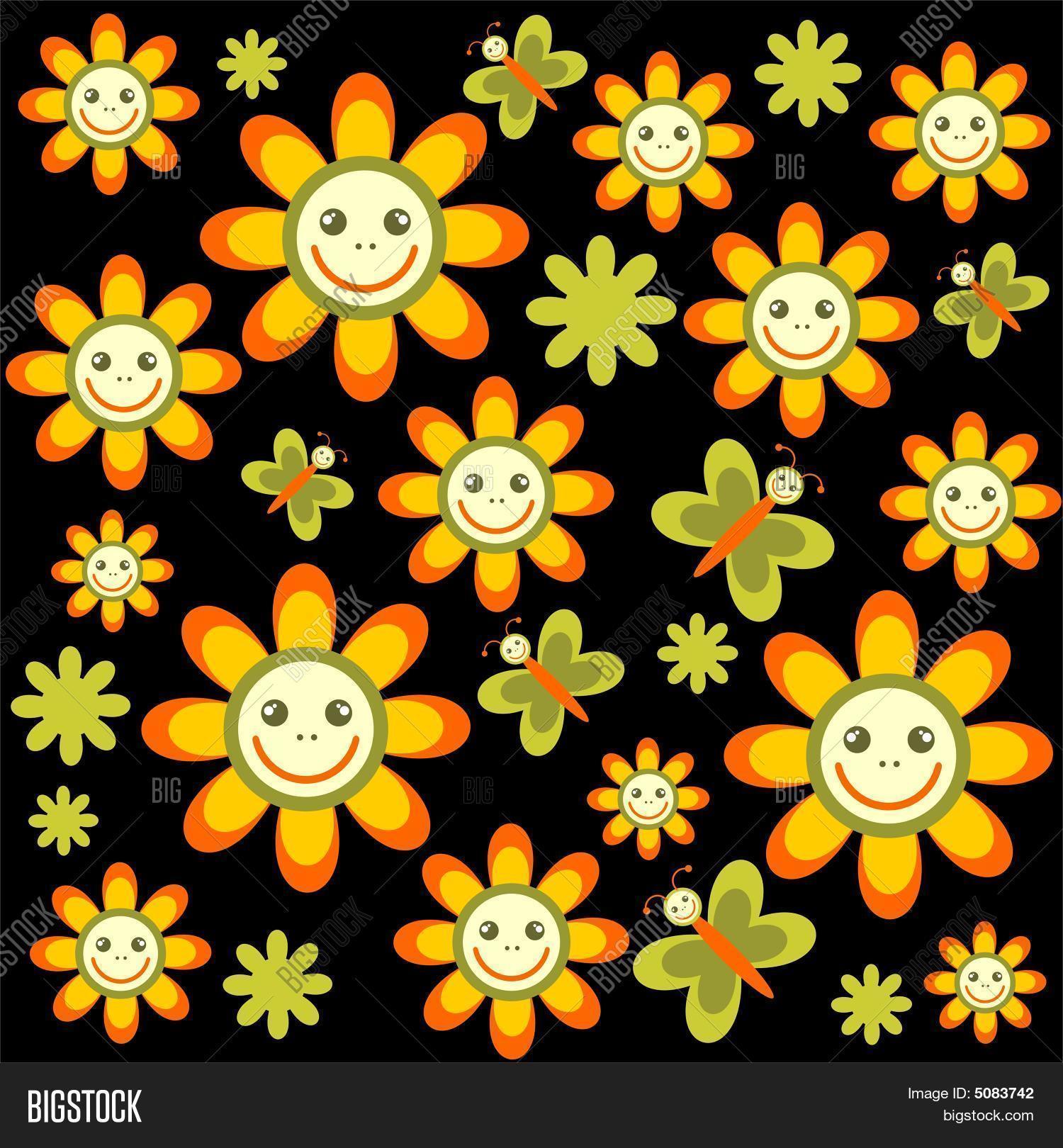 Cartoon Flowers Image & Photo (Free Trial) | Bigstock