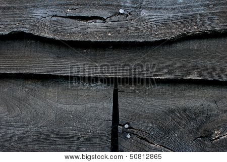 Black Creosoted Boards