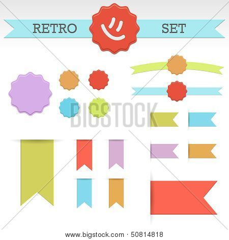 Clean Vector Retro Set
