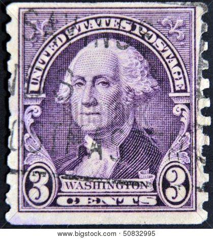 UNITED STATES - CIRCA 1932: stamp printed in USA shows George Washington