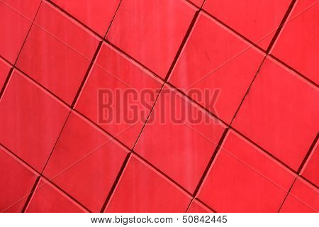 Abstract Red Square Background
