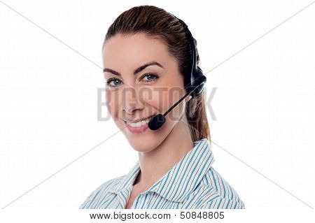Female Help Desk Executive