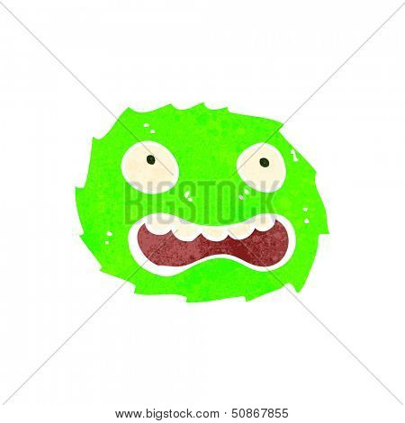 retro cartoon furball creature