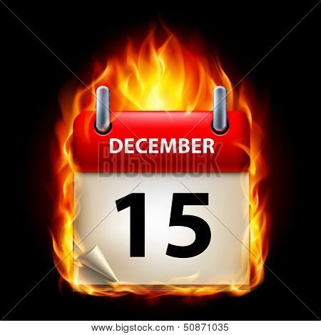 Burning calendar