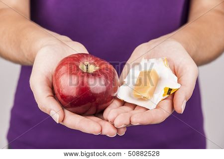 Young woman dilemma