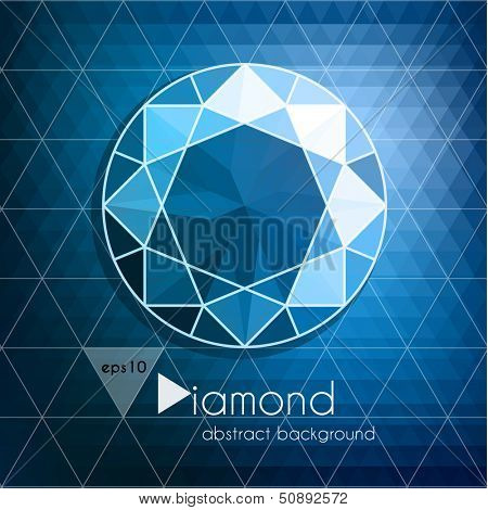 Abstract diamond background - eps10