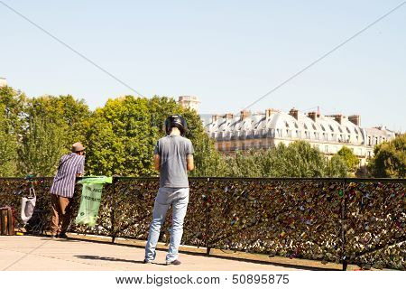 The love locks Paris
