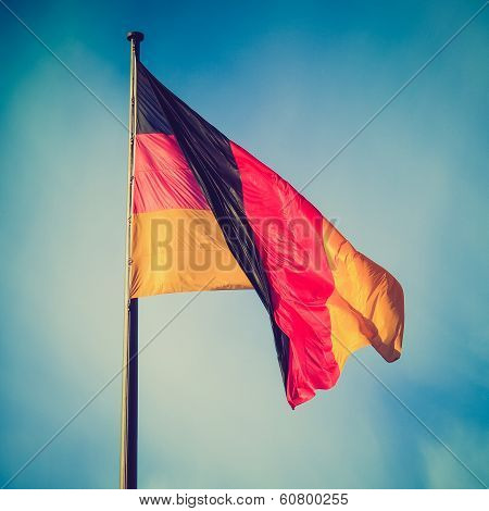 Retro Look German Flag