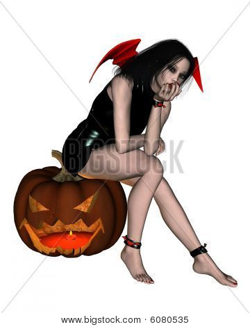 Halloween dýně Devil - 1