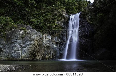 Tropical Waterfall in the Caribbean