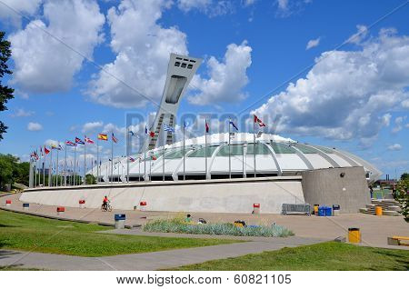 he Montreal Olympic Stadium and tower