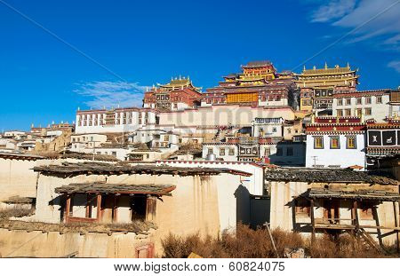 Tibetan monastery in Shangrila, China