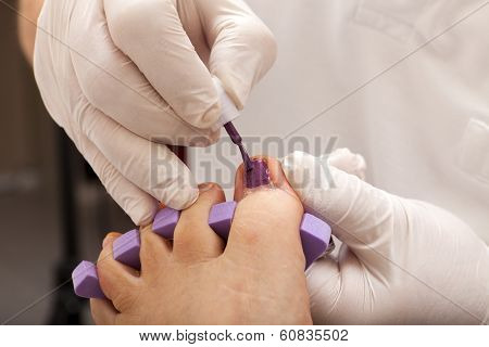 Painting Toenails