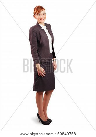 Smiling Young Business Woman