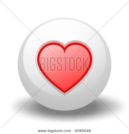 Heart On Ball