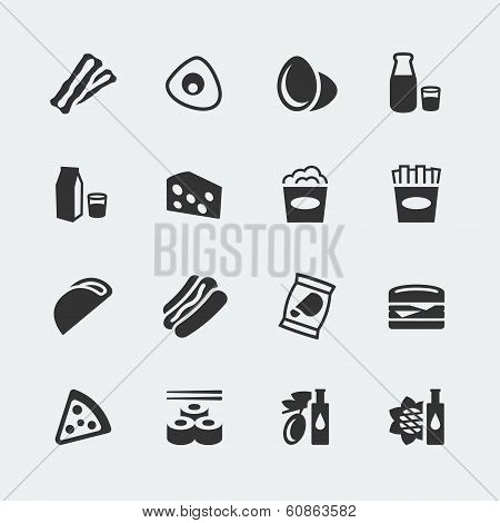 Vector Food Mini Icons