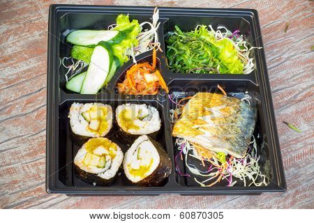 Bento lunchbox Japanese style