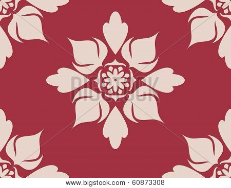 Seamless pattern with flowers