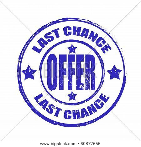Last Chance Offer Stamp