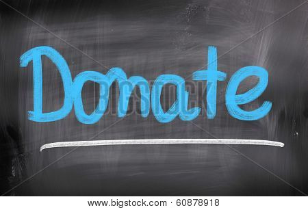Donate Concept