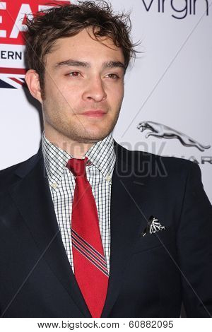 LOS ANGELES - FEB 28:  Ed Westwick at the 2014 GREAT British Oscar Reception at The British Residence on February 28, 2014 in Los Angeles, CA