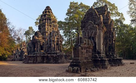 Thommanon, Hindu Temples At Angkor, Cambodia.