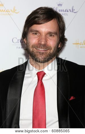 LOS ANGELES - JAN 11: Geoff Gustafson at the Hallmark Winter TCA Party at The Huntington Library on January 11, 2014 in San Marino, CA