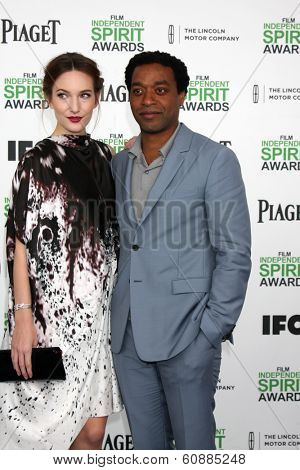 LOS ANGELES - MAR 1:  Chiwetel Ejiofor at the Film Independent Spirit Awards at Tent on the Beach on March 1, 2014 in Santa Monica, CA