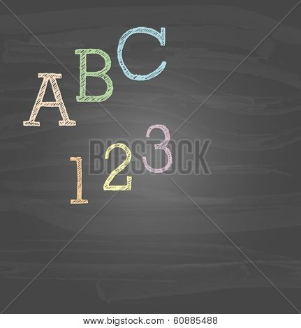 ABC 123 Chalkboard