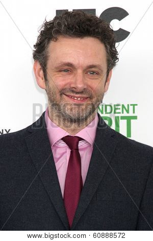 LOS ANGELES - MAR 1:  Michael Sheen at the Film Independent Spirit Awards at Tent on the Beach on March 1, 2014 in Santa Monica, CA