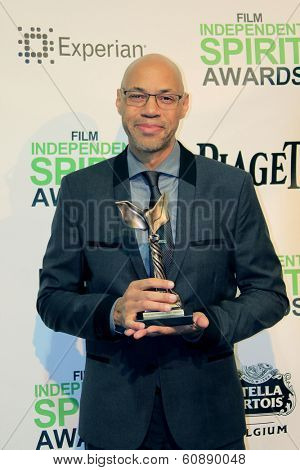 LOS ANGELES - MAR 1:  John Ridley at the Film Independent Spirit Awards at Tent on the Beach on March 1, 2014 in Santa Monica, CA