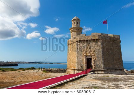Ciutadella Castell de Sant Nicolas Castillo San Nicolas in Ciudadela Balearic Islands