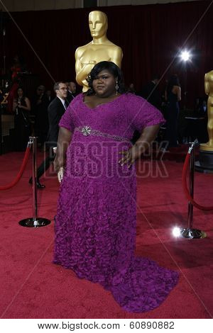 LOS ANGELES - MAR 2:  Gabourey Sidibe at the 86th Academy Awards at Dolby Theater, Hollywood & Highland on March 2, 2014 in Los Angeles, CA
