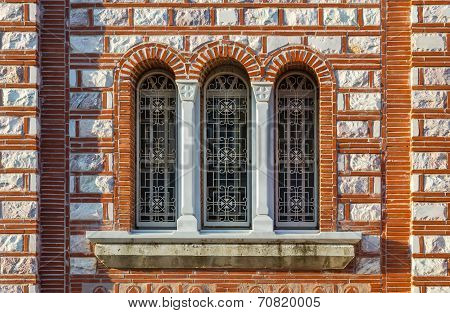 Greece, Nea Kallikratia, Church Of St. Paraskeva. Fragment Of A Wall