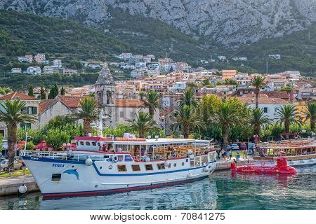 Boat in Makarska