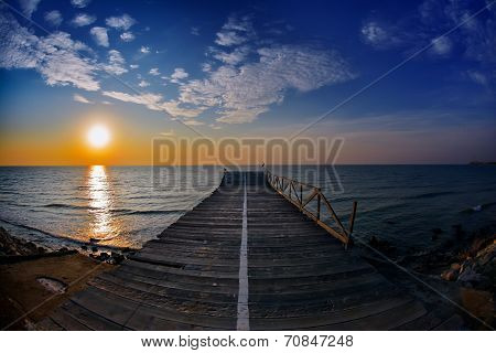 seascape at sunrise, Tuzla, Romania
