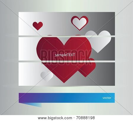 Vector set of banners
