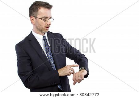 Smartwatch on Businessman