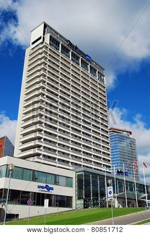 Vilnius City Skyscrapers On September 24, 2014